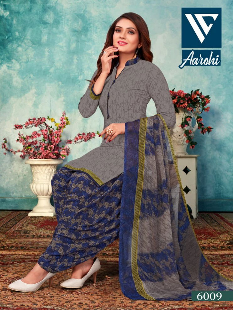 Sss Aarohi 6 Regular Wear Cotton Indo Printed Dress Material Collection
